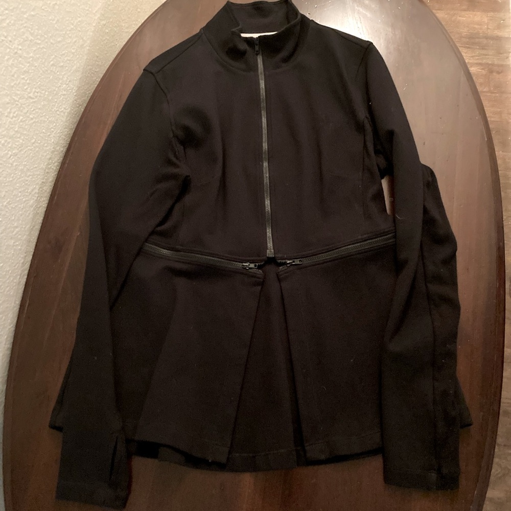 Cabi Zipper 4 Way Jacket Blazer Zip Long Tunic or Crop Top Women’s Size Medium M